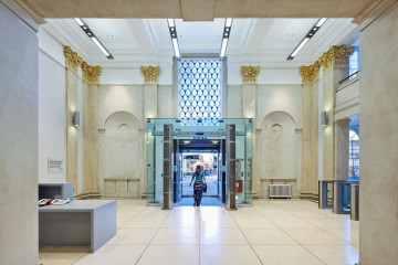LSBU entrance and gallery, Southwark