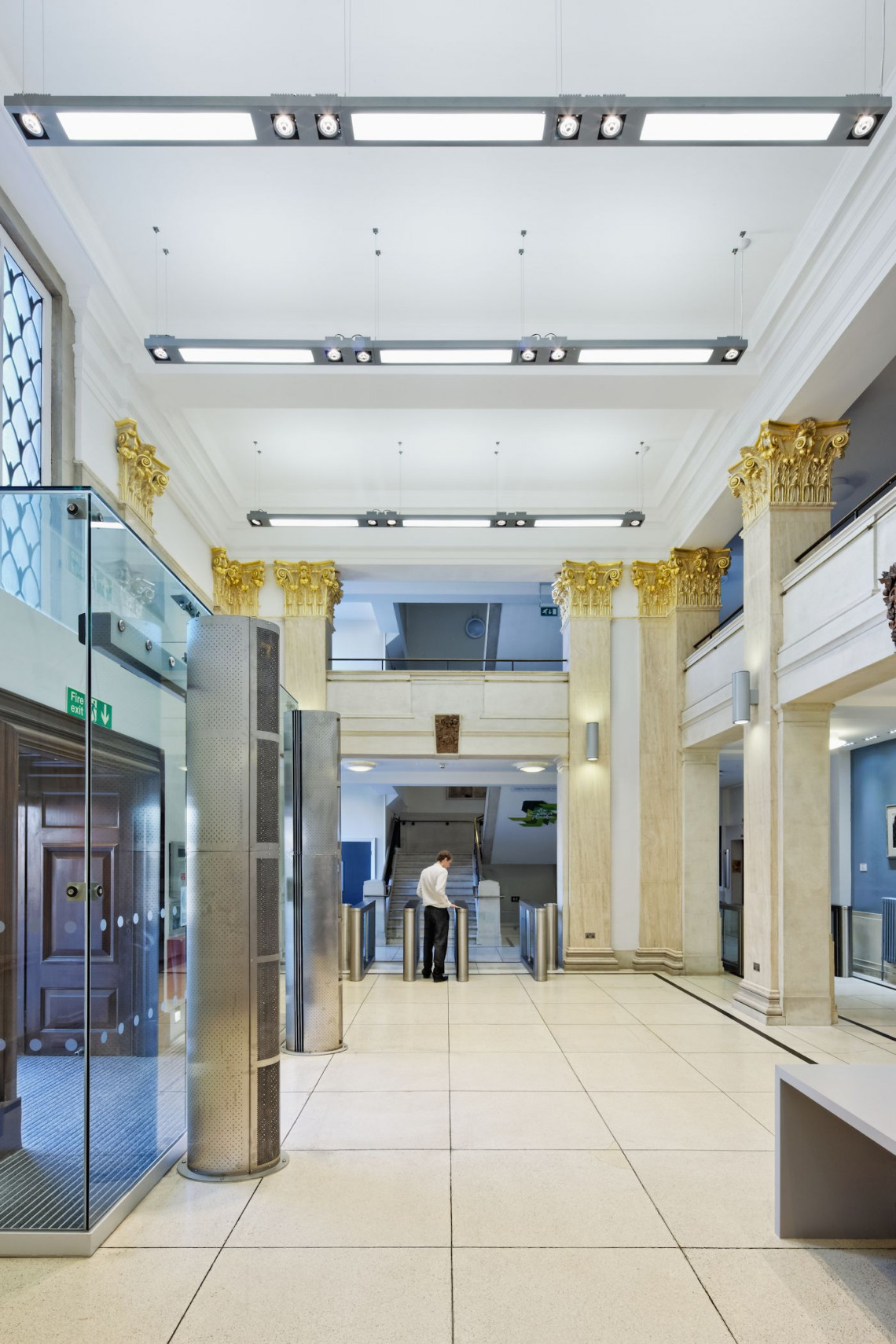LSBU entrance and gallery, Southwark