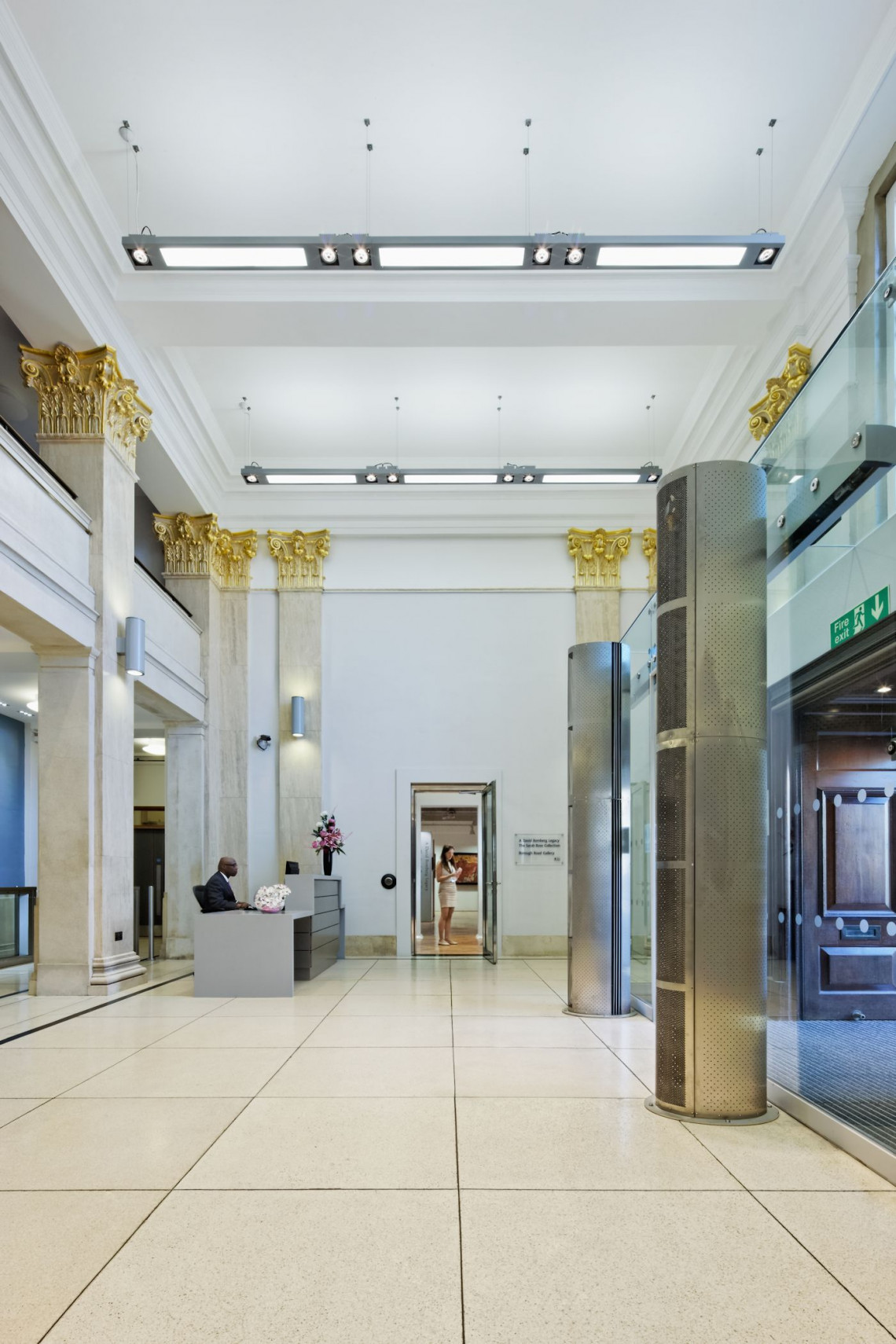 LSBU entrance and gallery, Southwark