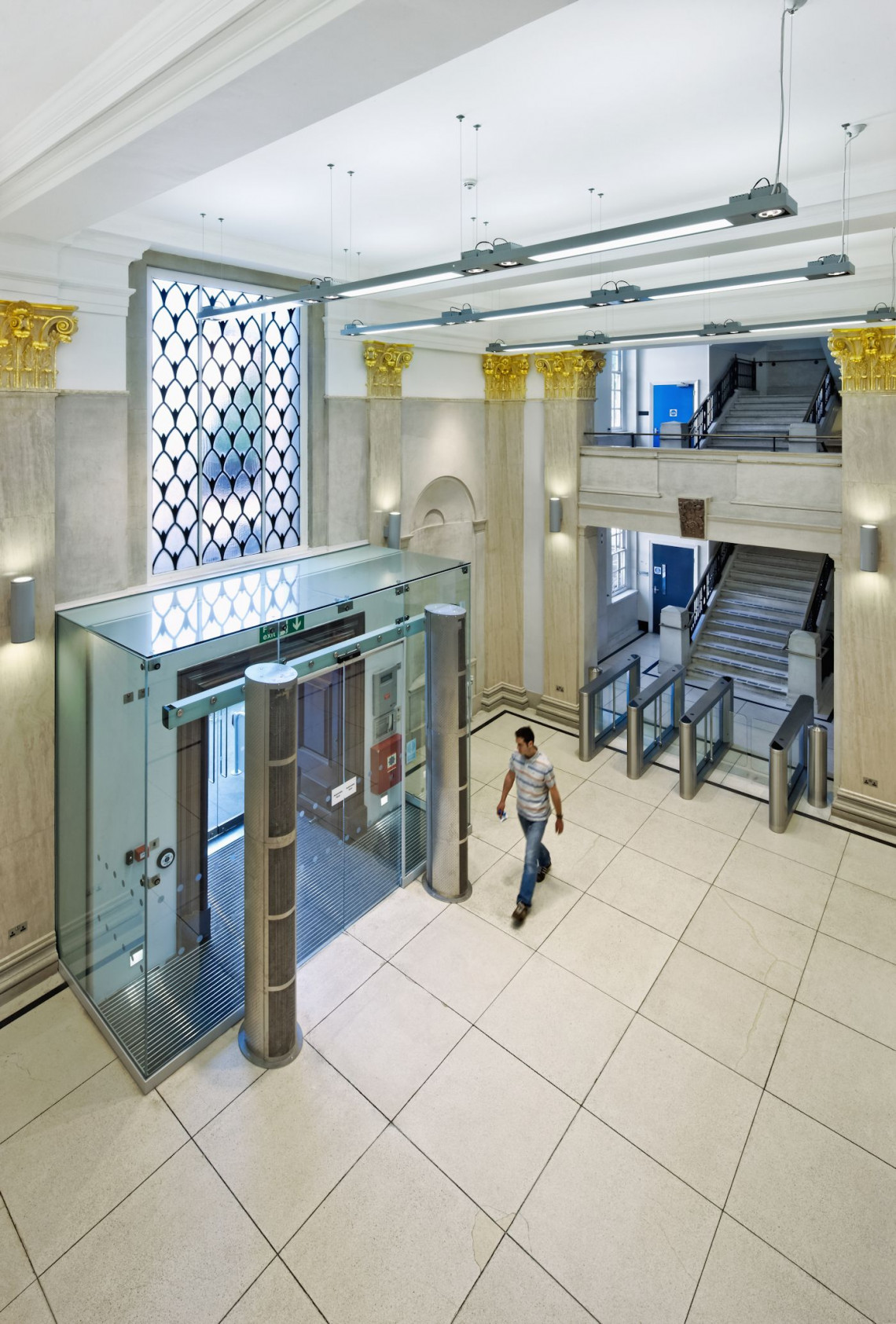 LSBU entrance and gallery, Southwark
