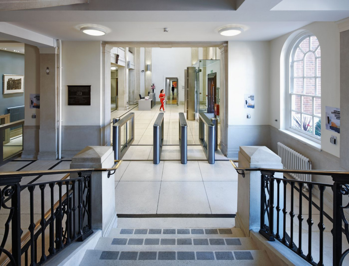 LSBU entrance and gallery, Southwark