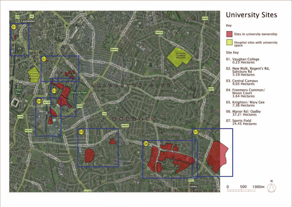 University of Leicester Development Framework Plan
