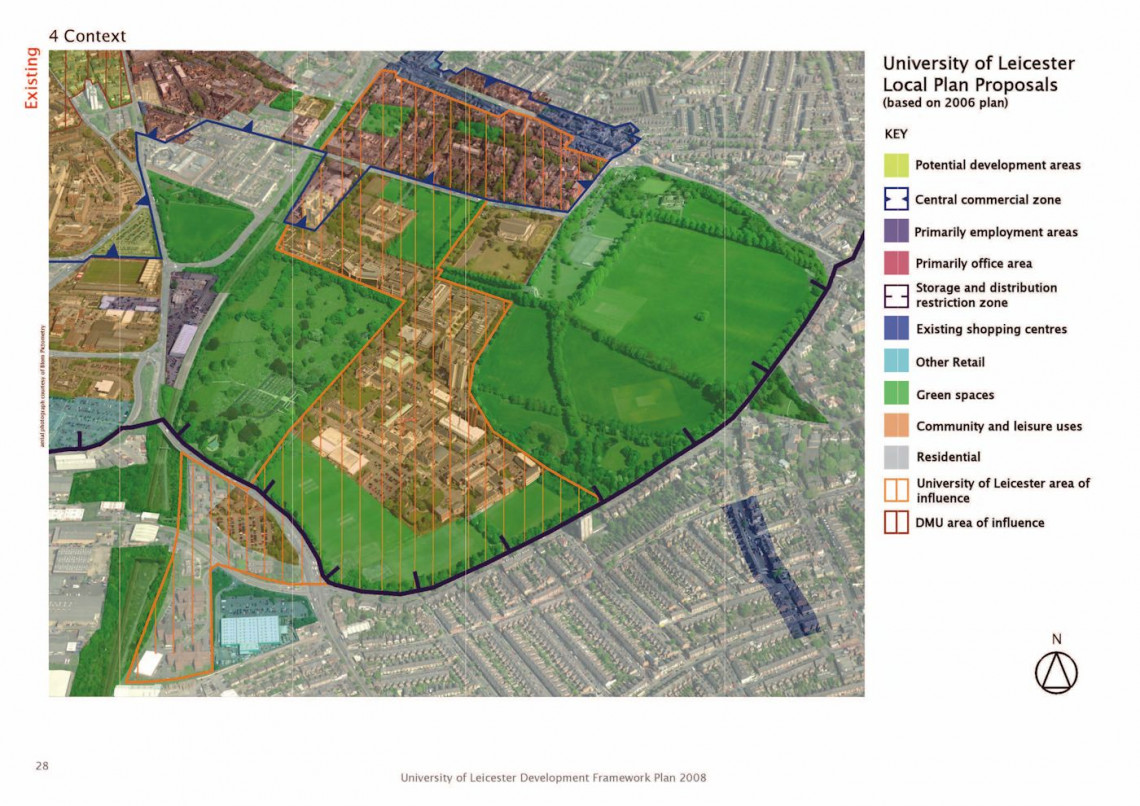 University of Leicester Development Framework Plan