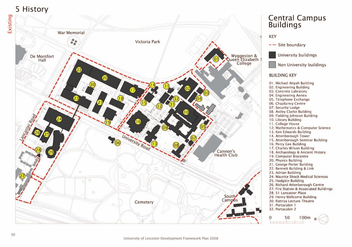 University of Leicester Development Framework Plan