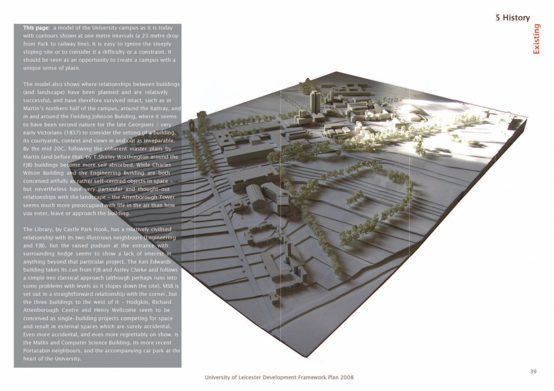 University of Leicester Development Framework Plan