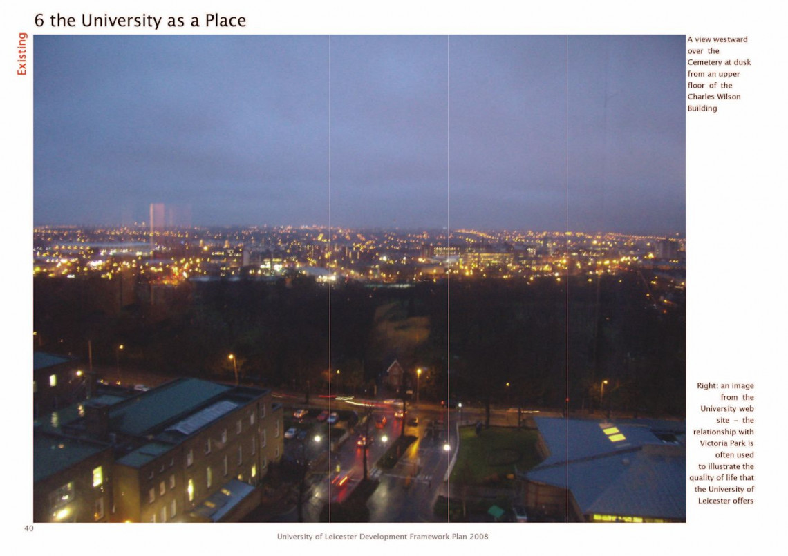University of Leicester Development Framework Plan