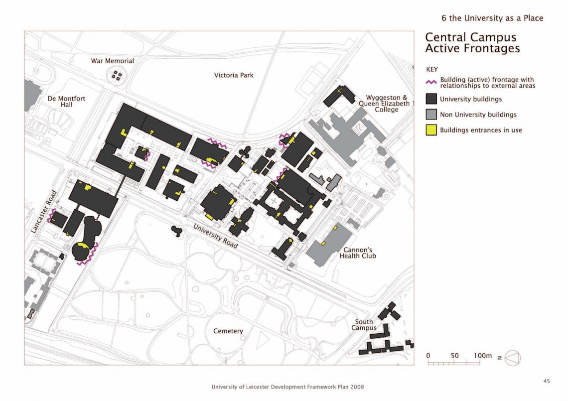 University of Leicester Development Framework Plan