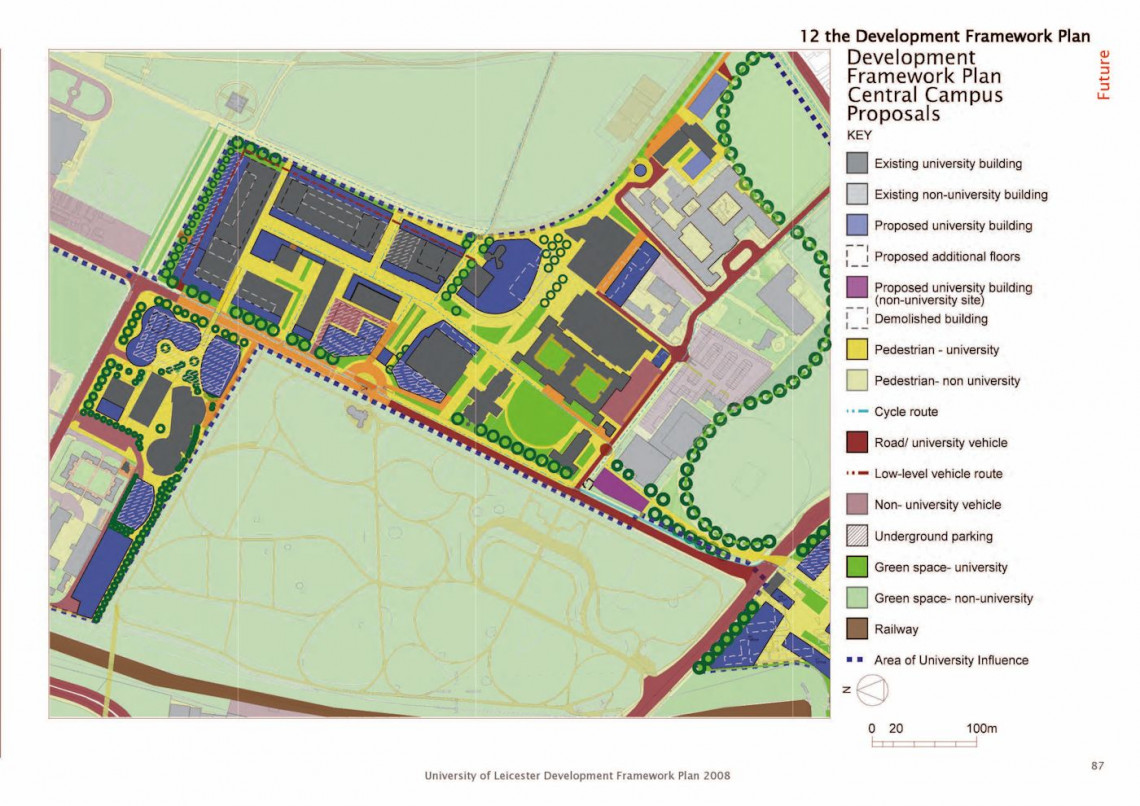 University of Leicester Development Framework Plan