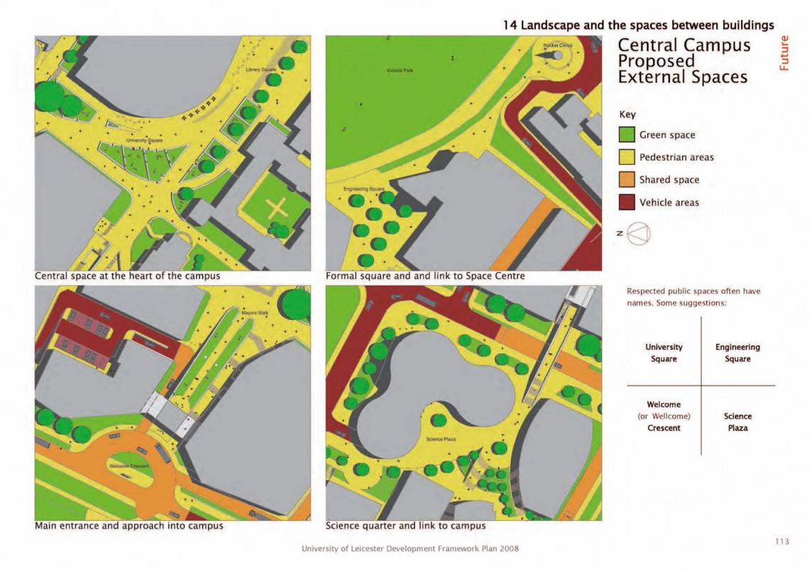 University of Leicester Development Framework Plan