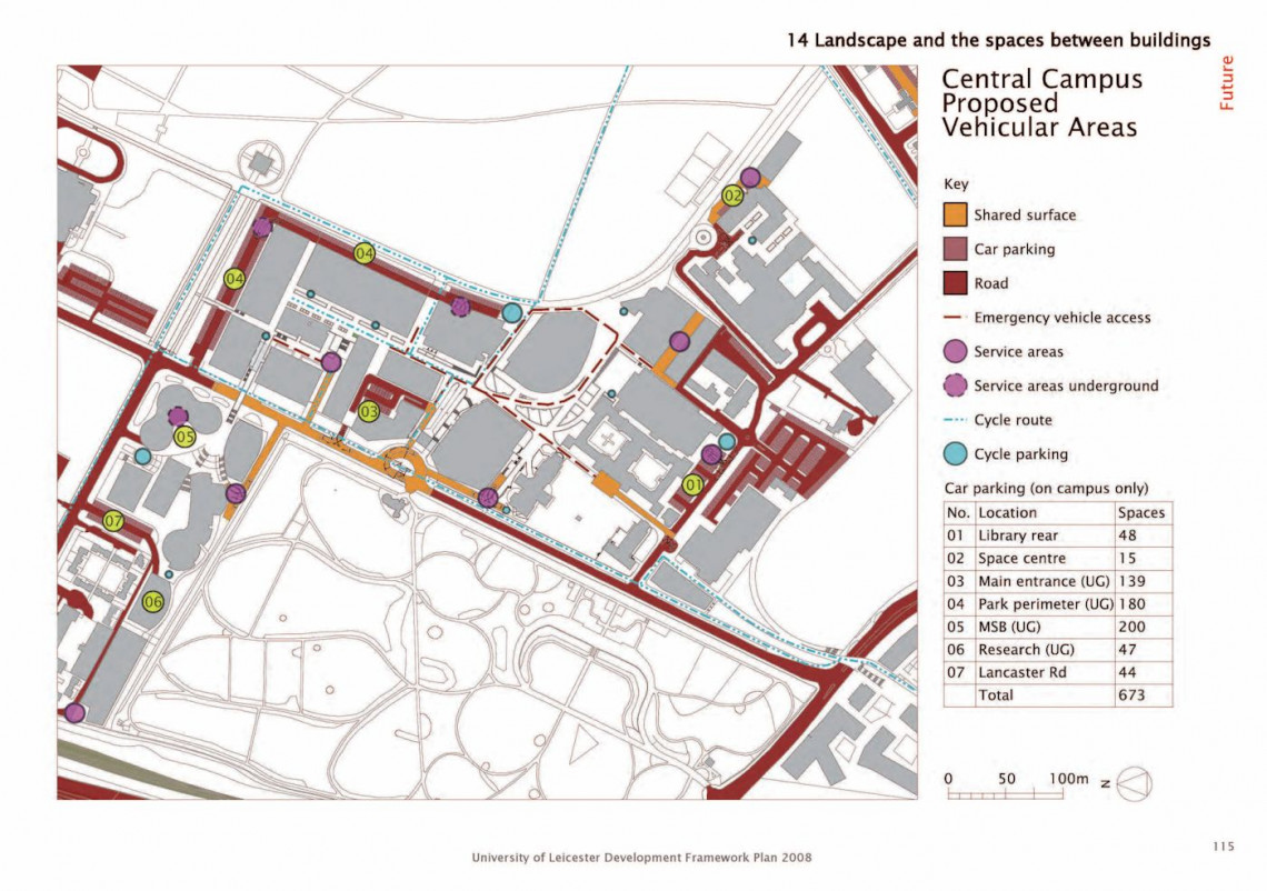 University of Leicester Development Framework Plan
