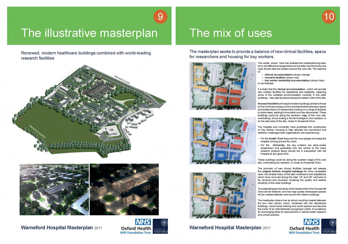 Warneford Hospital Masterplan, Oxford
