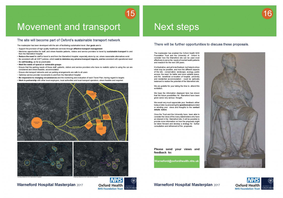 Warneford Hospital Masterplan, Oxford